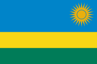 la bandiera del Rwanda